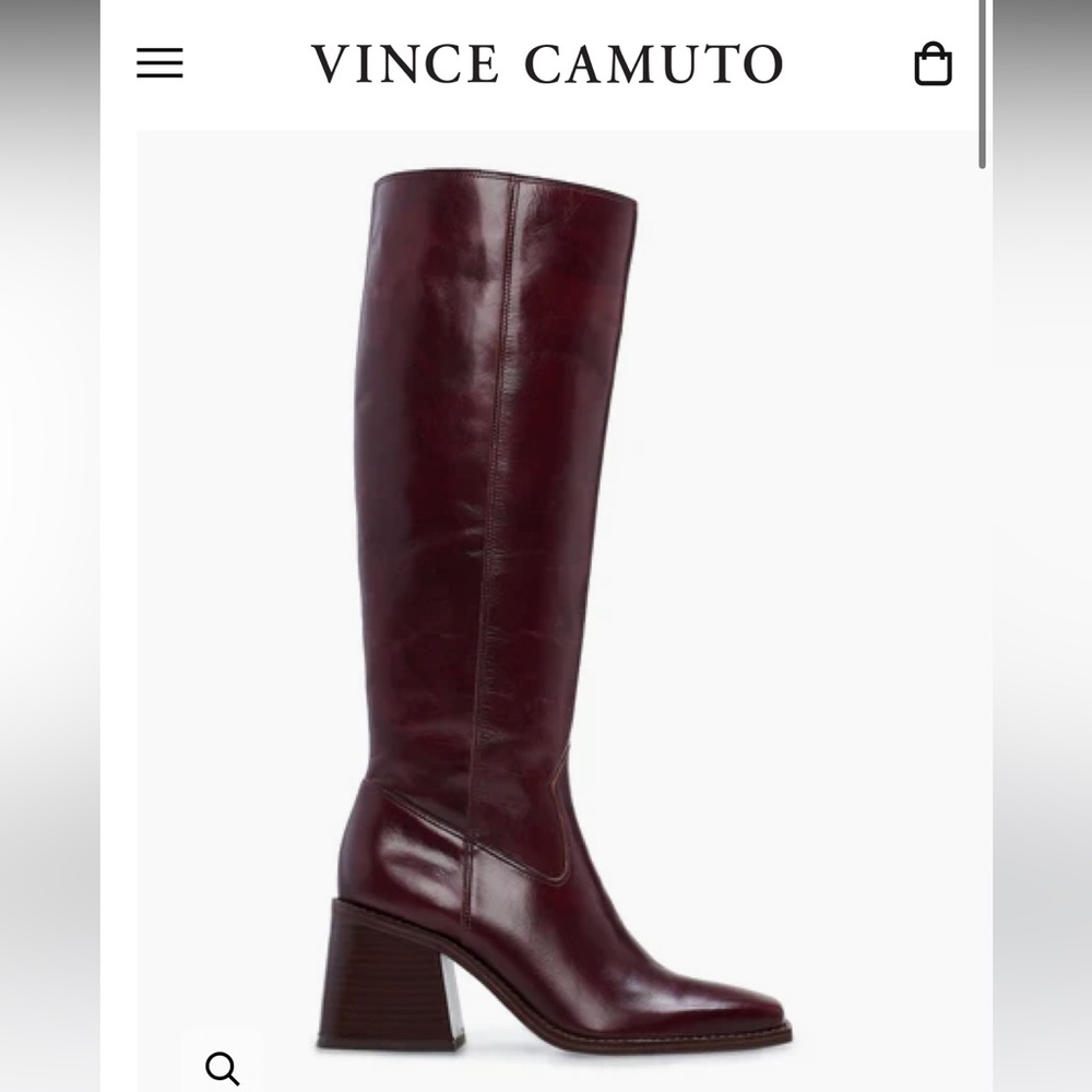 Vince Camuto Sangeti Boots in Dark Mahogany